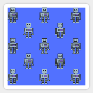 Robots - Blue Sticker